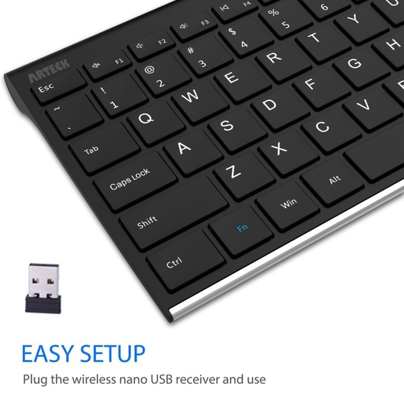 ARTEK Wireless Keyboard - Picture 3 of 5